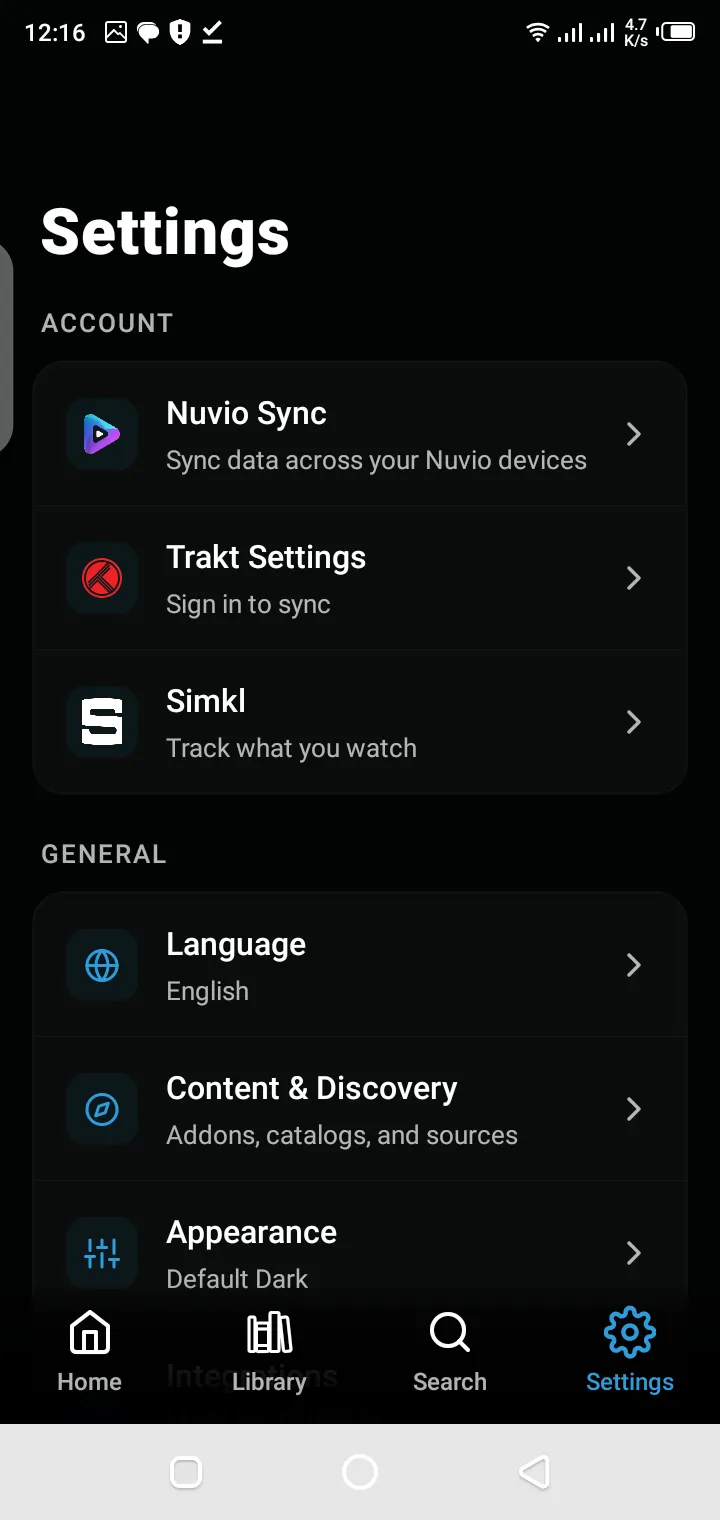 Nuvio download page